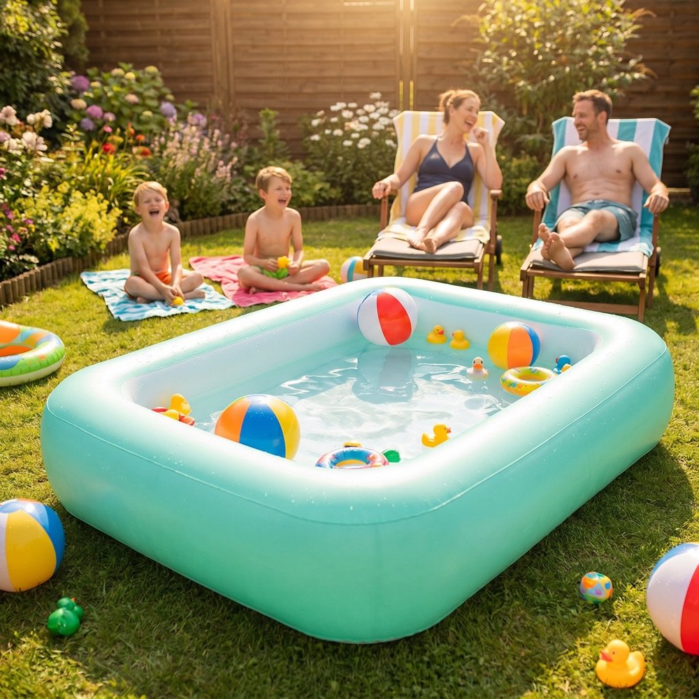 Alberca Inflable Familiar Bestway — lifestyle