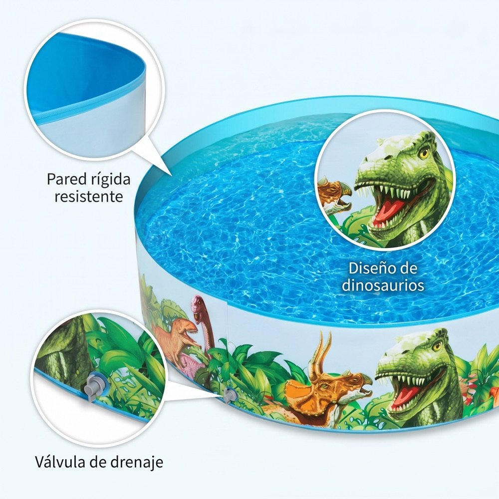 Alberca Rígida Dinosaurios 244cm Bestway — zoom