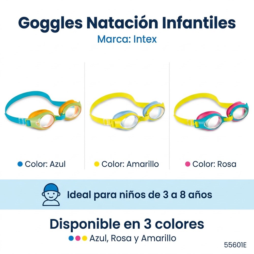 Goggles Niño Intex INTEX — beneficios