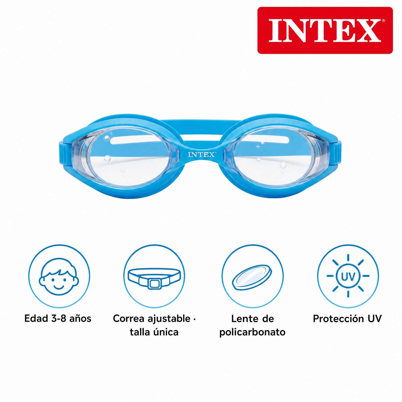 Goggles Niño Intex INTEX — dimensiones