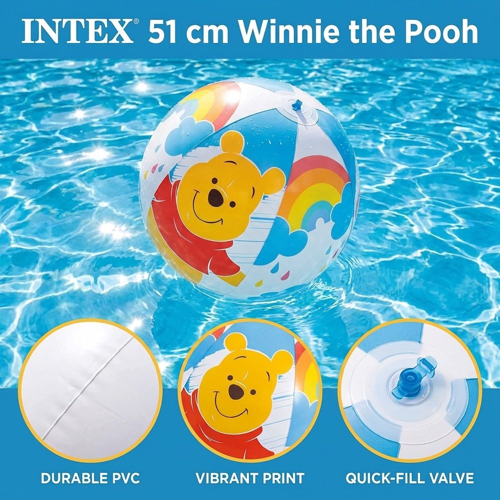 Pelota 20in Winnie Pooh INTEX — zoom