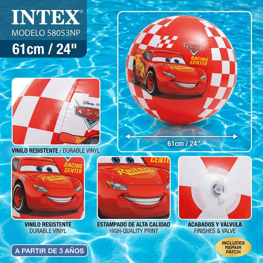 Pelota 24in Cars INTEX — zoom