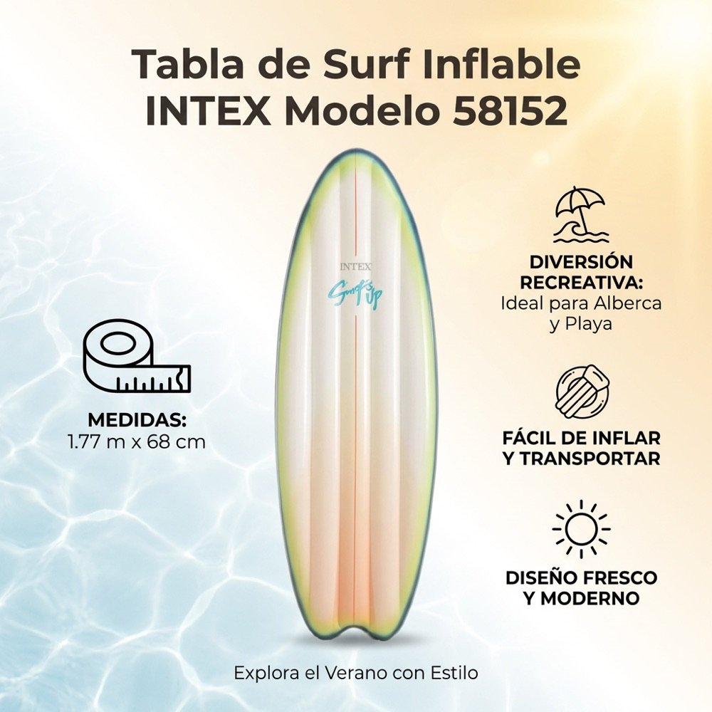 Tabla de Surf INTEX — beneficios