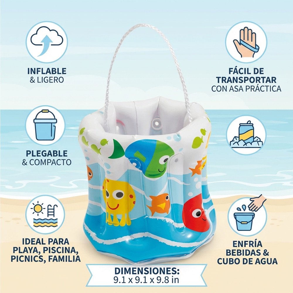 Cubeta Inflable INTEX — beneficios