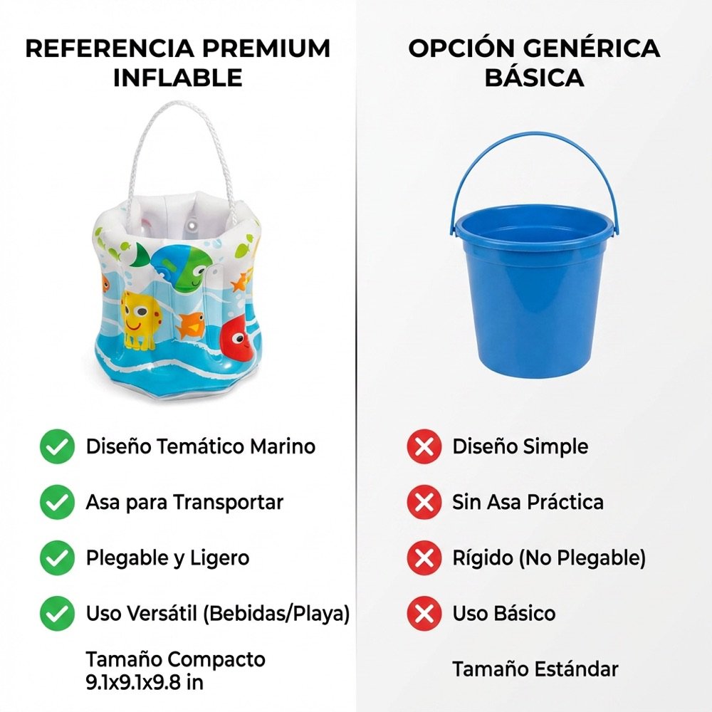 Cubeta Inflable INTEX — comparativo