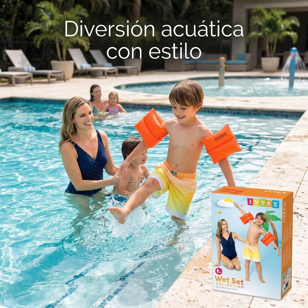 Brazaletes Naranja Grande INTEX — lifestyle