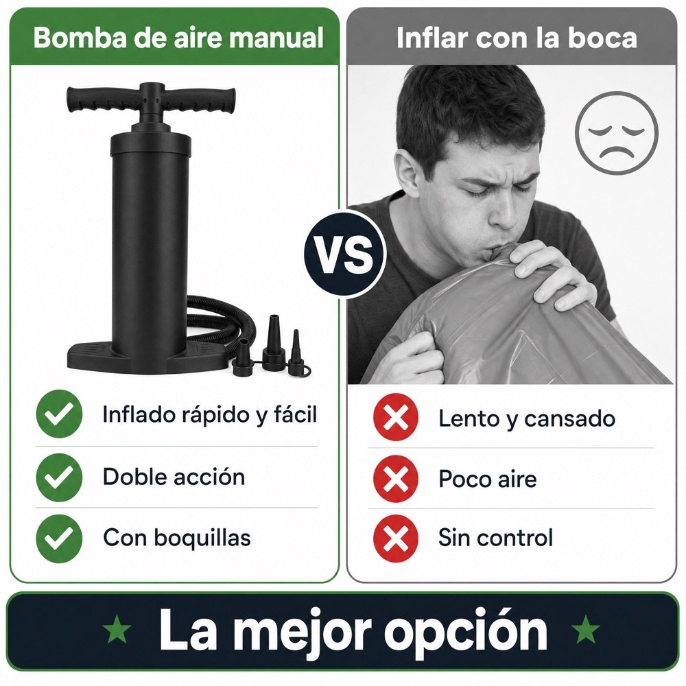 Bomba de Aire INTEX — comparativo